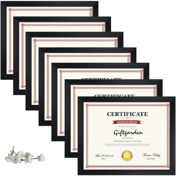 Home Décor Picture Frames Wide Molding a Diploma Certificates Includes